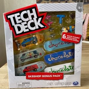 TechDeck sk8shop bonus pack 6 boards chocolate